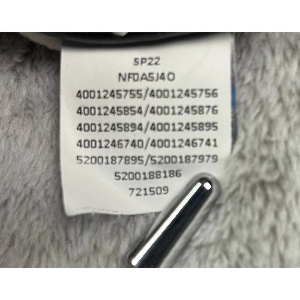 The North Face Men's Small TKA Attitude Full Zip Fleece Jacket White Black